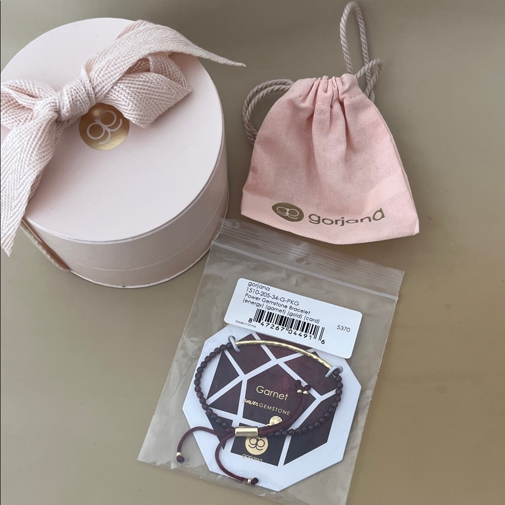 Gorjana Power Gemstone Bracelet with Box and Pouch
